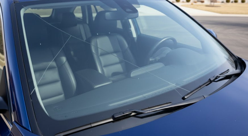 Тріщина на лобовому склі авто